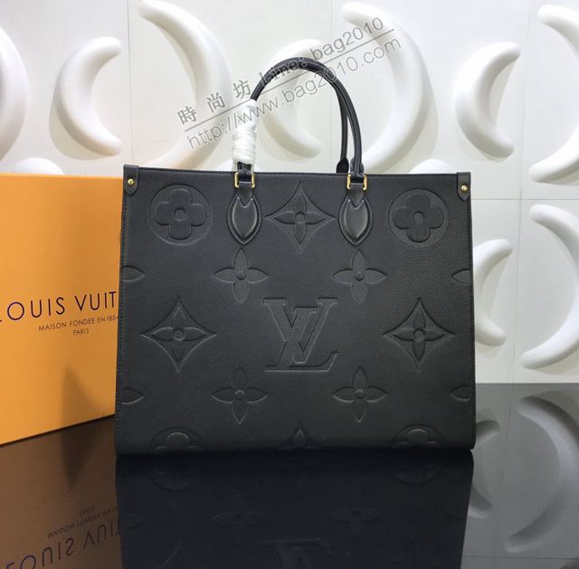 LV包 lv女包 Onthego手袋 MonogramEmpreinteGiant壓紋軟牛皮 LV經典方形手提袋 LV肩背包  ydh3427